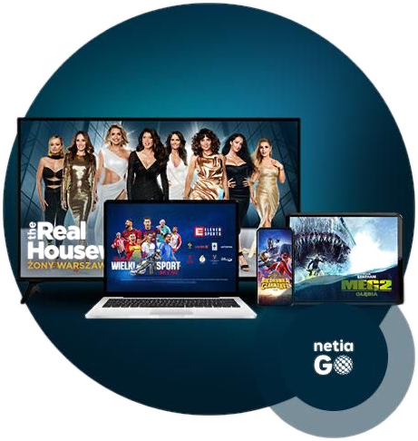 Netia GO — oglądaj telewizję na każdym urządzeniu
