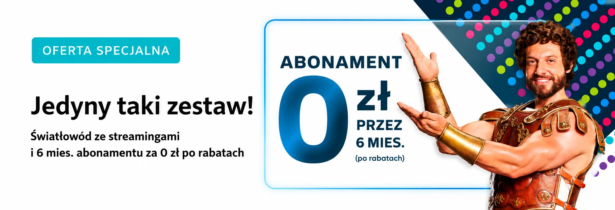 Oferta specjalna Netia — abonament 0 zł przez 6 miesięcy