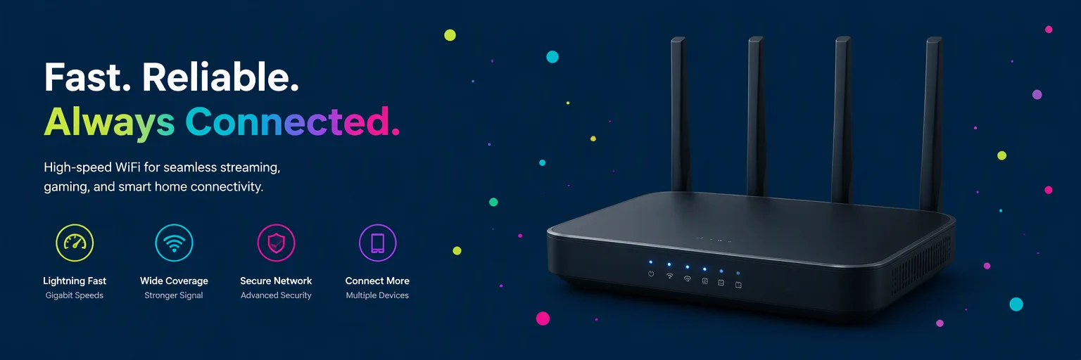 Nowoczesny router Wi-Fi do światłowodu Netia