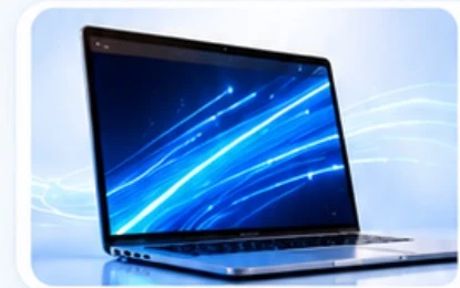 Netia światłowód — laptop