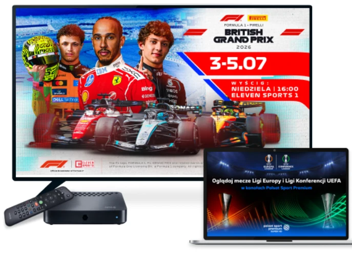 Sport w Netii: Formuła 1 British Grand Prix w Eleven Sports 1 oraz mecze Ligi Europy i Ligi Konferencji UEFA w Polsat Sport Premium